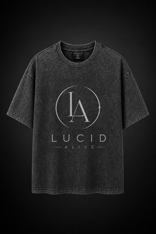 LA Think Clear Tee Acid Washed
